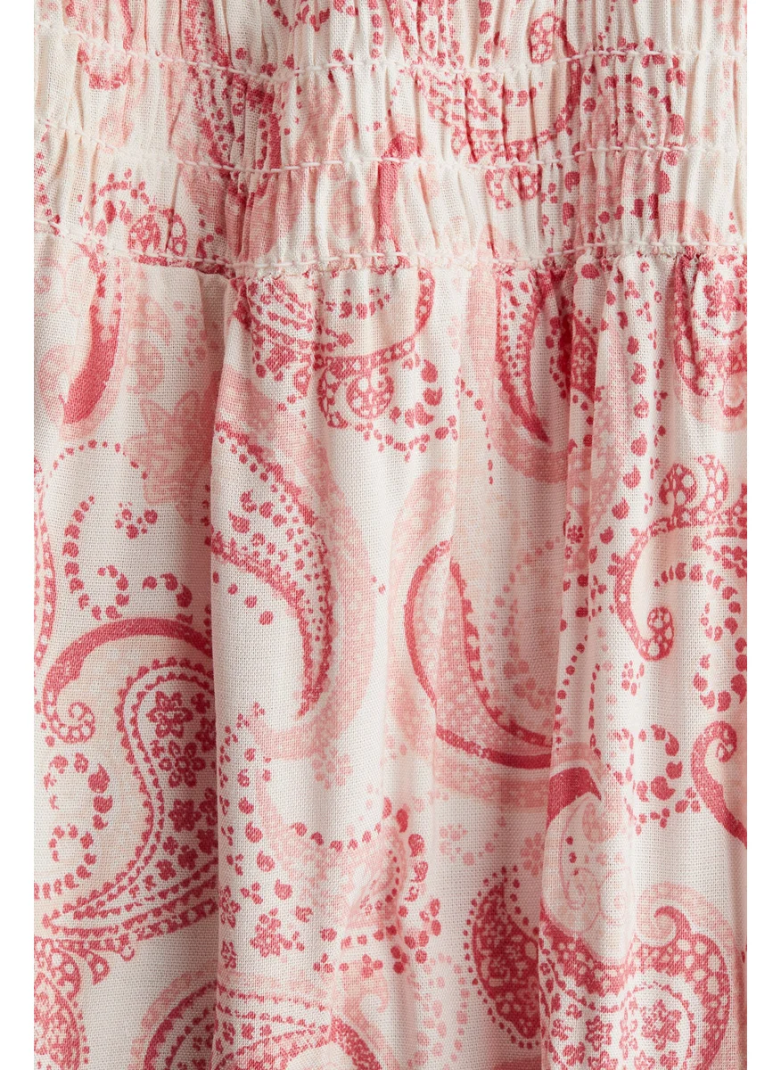 اتش اند ام Smocked Tiered Skirt