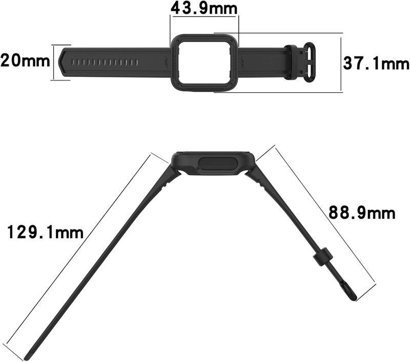 LOKEKE Compatible with Xiaomi Mi Watch Lite Replacement Band - TPU Wrist Strap - Image 5