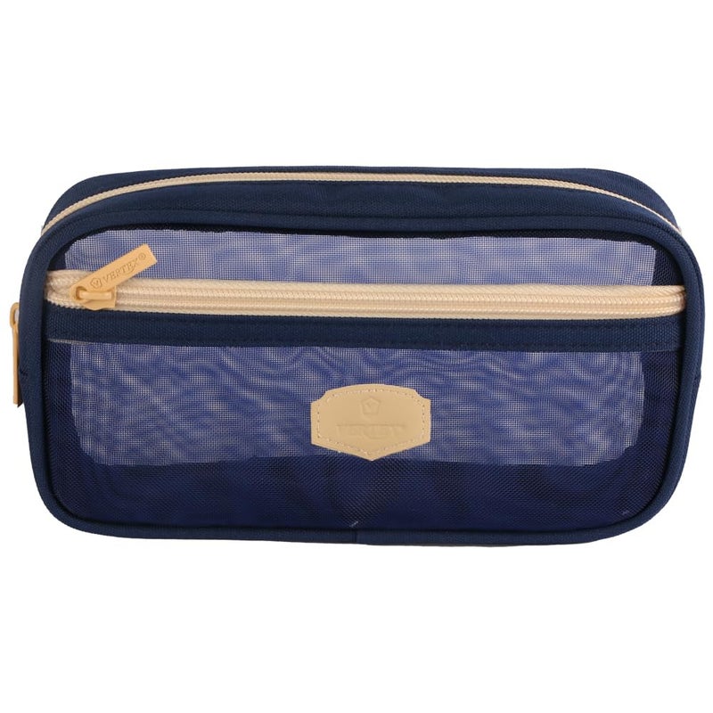 Vertex Fabric Pencil Case VS-3510, 2 Zippers, Durable - Image 3