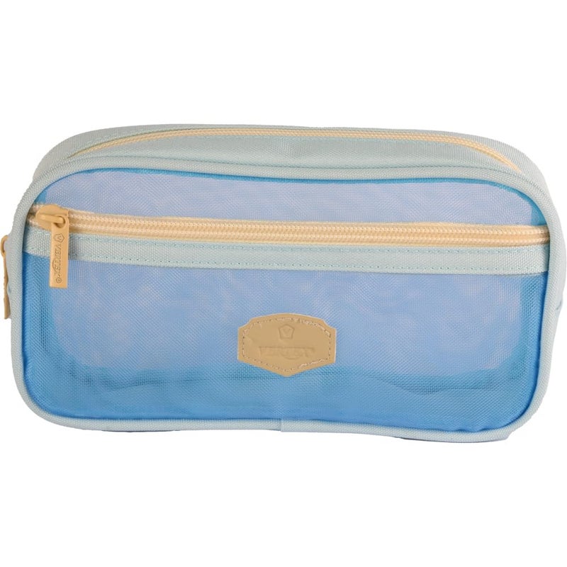 Vertex Fabric Pencil Case VS-3510, 2 Zippers, Durable - Image 2