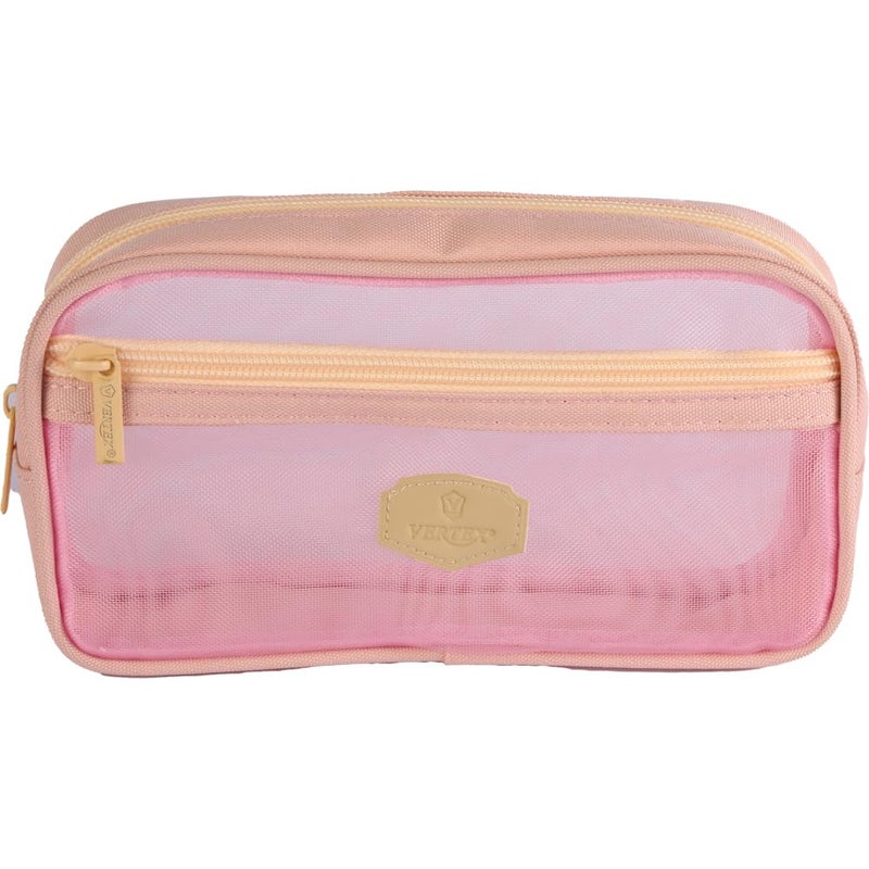 Vertex Fabric Pencil Case VS-3510, 2 Zippers, Durable - Image 1