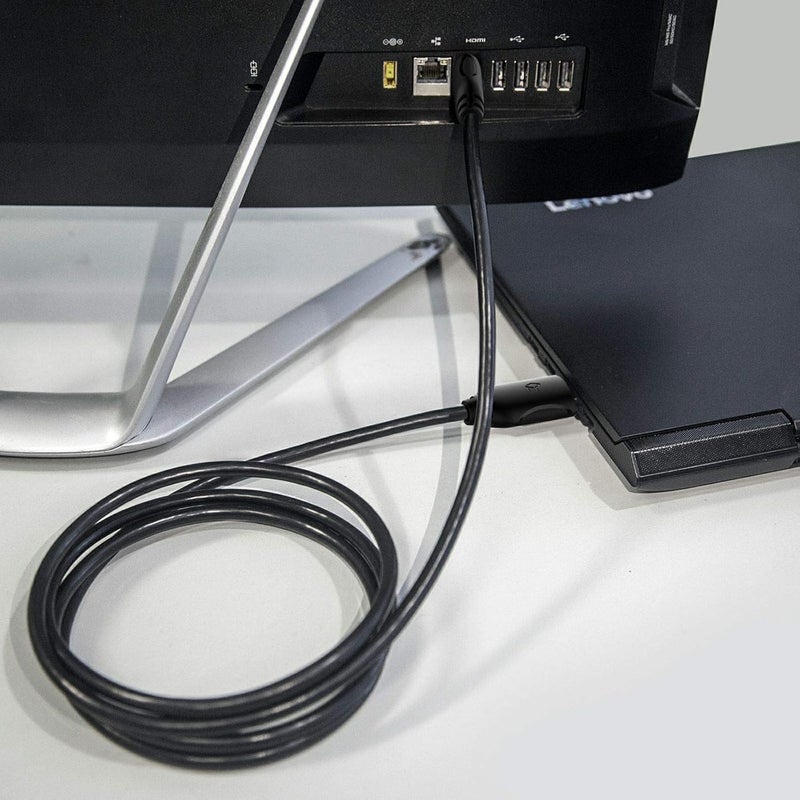 Rankie كابل HDMI من رانكي، كابل HDTV عالي السرعة يدعم الإيثرنت 3D 4K وإرجاع الصوت، عبوة من 2 بطول 6 أقدام - Image 5