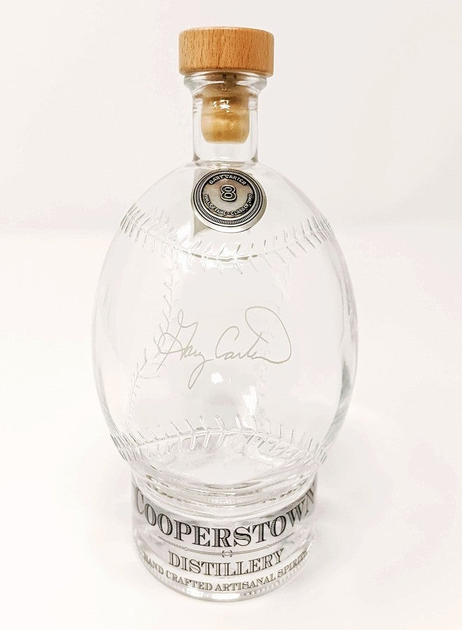 Cooperstown Distillery قارورة تقطير كوبرزتاون، مرخصة من قاعة مشاهير البيسبول الوطنية، تحمل توقيع غاري كارتر المحفور | 750 مل - Image 1
