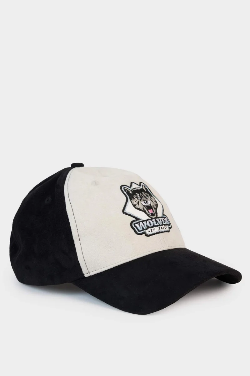 DeFacto Boys Label Printed Suede Cap