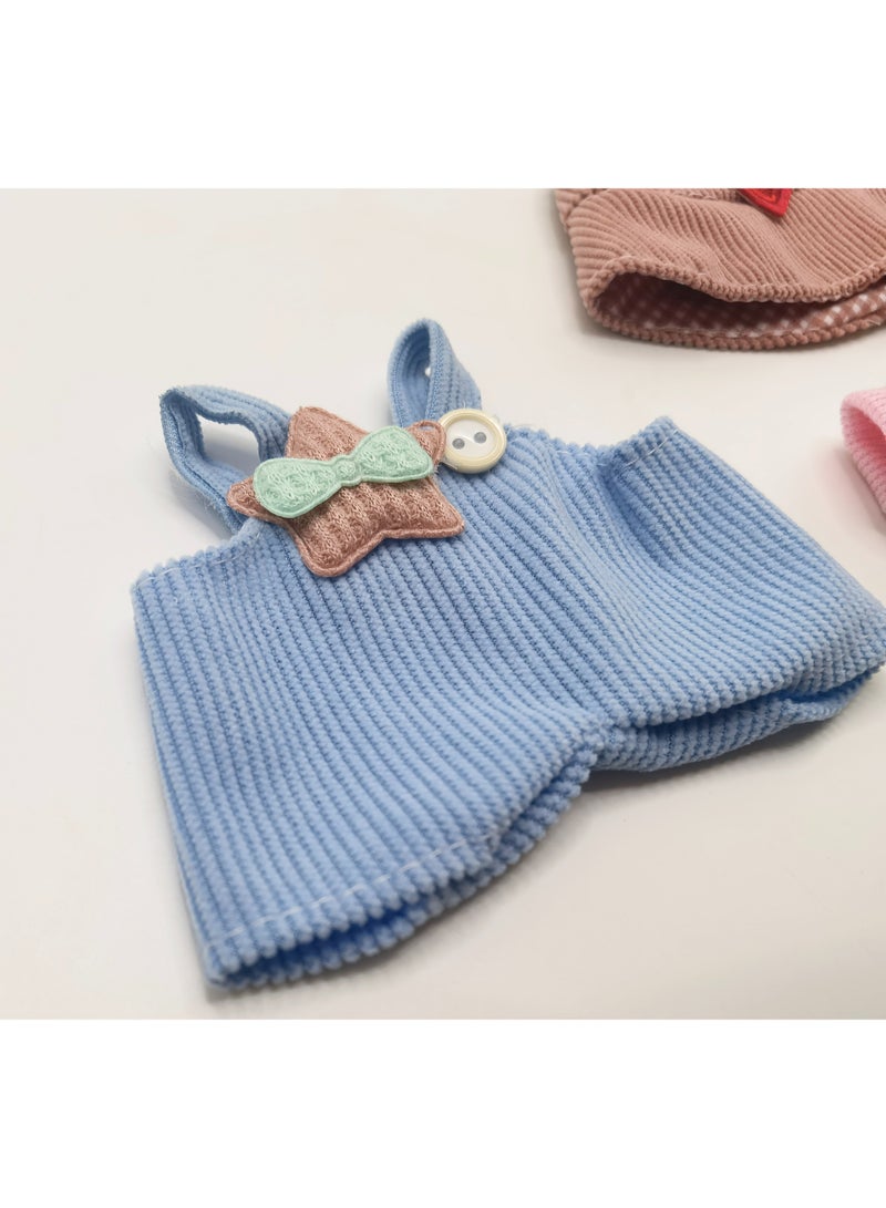 linkship Labubu Doll Clothes, Interchangeable Outfit Set for 17cm Hanging Plush, Stylish & Durable Apparel for 1st/2nd/3rd Gen Collection - Image 3