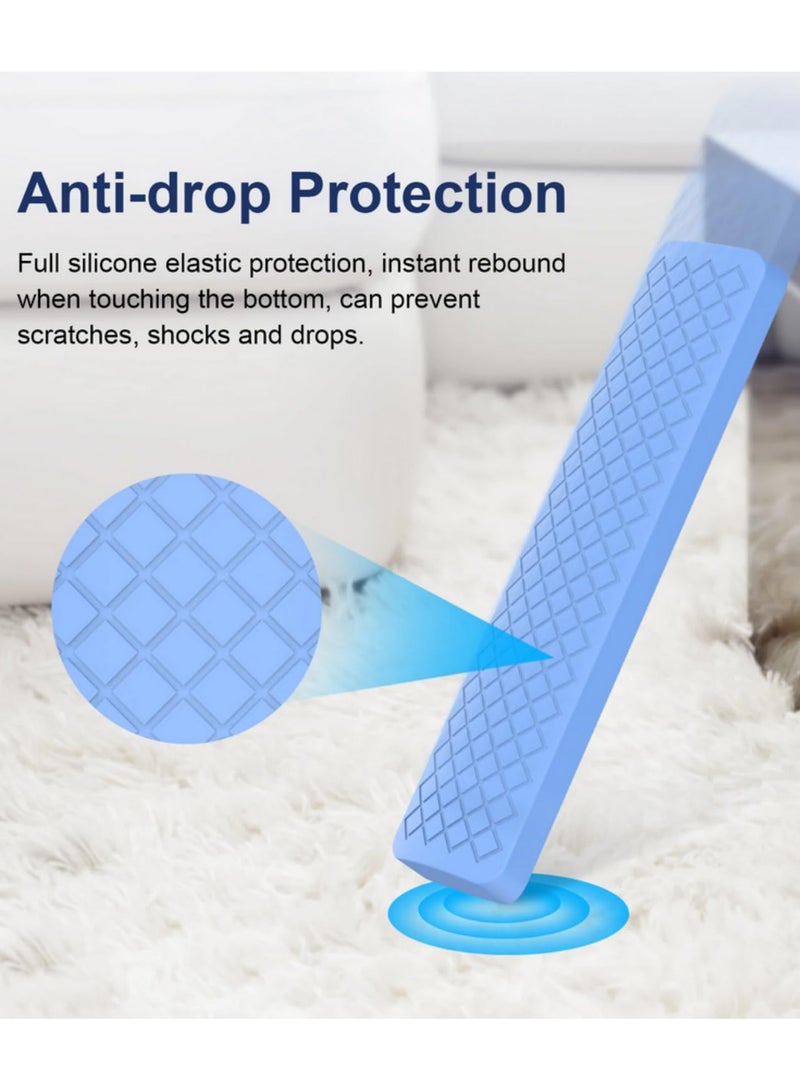 1pcs Shockproof Protector Shell For Xiaomi Mi TV Box S 2nd Gen and Mi TV Stick Remote Control Replacement Cover Case Luminous Blue  - Image 3