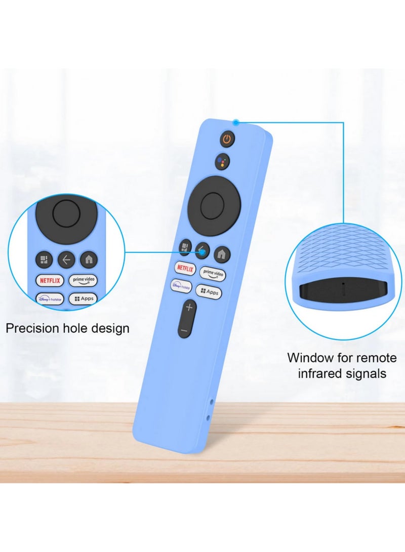 1pcs Shockproof Protector Shell For Xiaomi Mi TV Box S 2nd Gen and Mi TV Stick Remote Control Replacement Cover Case Luminous Blue  - Image 5
