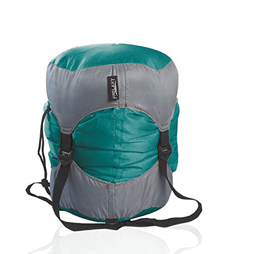 Frelaxy Compression Sack, Ultralight Sleeping Bag Stuff Sack Compression Stuff Sack - Space Saving Gear for Camping, Hiking, Backpacking (Turquoise, M) - Image 1