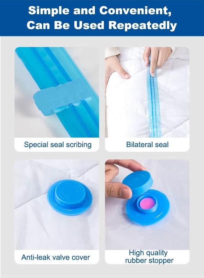 BAEKO Premium Vacuum Storage Bag, Extralarge Compressed Bag with Hand Pump, Space Saver Bags for Clothes, sweater and blanket (7PCS, 60 x 80cm) - Image 3