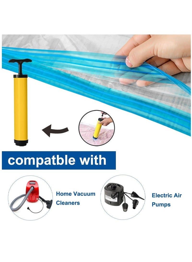 BAEKO Premium Vacuum Storage Bag, Extralarge Compressed Bag with Hand Pump, Space Saver Bags for Clothes, sweater and blanket (7PCS, 60 x 80cm) - Image 4