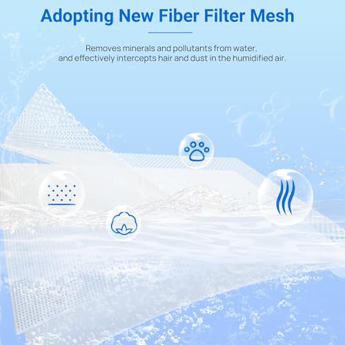NISHCON WF2 Humidifier Filter Replacement for Vicks V3500 V3100 V3600 V3900 V3700 VEV320 & Kaz 3020 Cool Mist Humidifiers Pack of 4 - Image 5