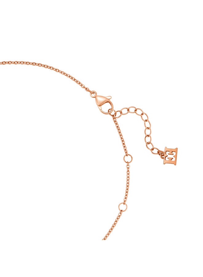 ESCADA Caroline Rose Gold  Plated Stainless Steel Necklace for Women 360mm - Image 3