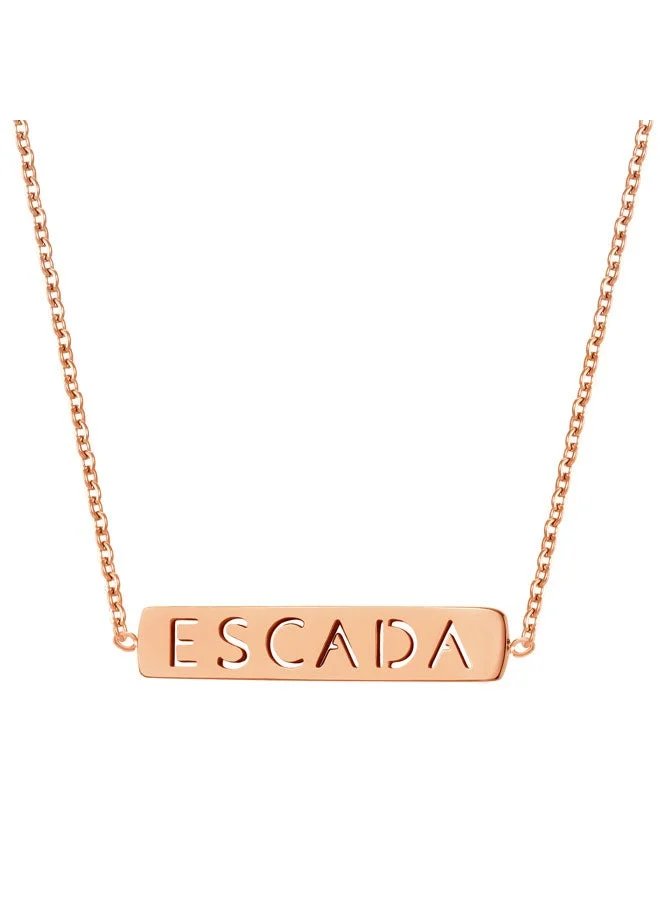 Escada Caroline Rose Gold  Plated Stainless Steel Necklace for Women 360mm