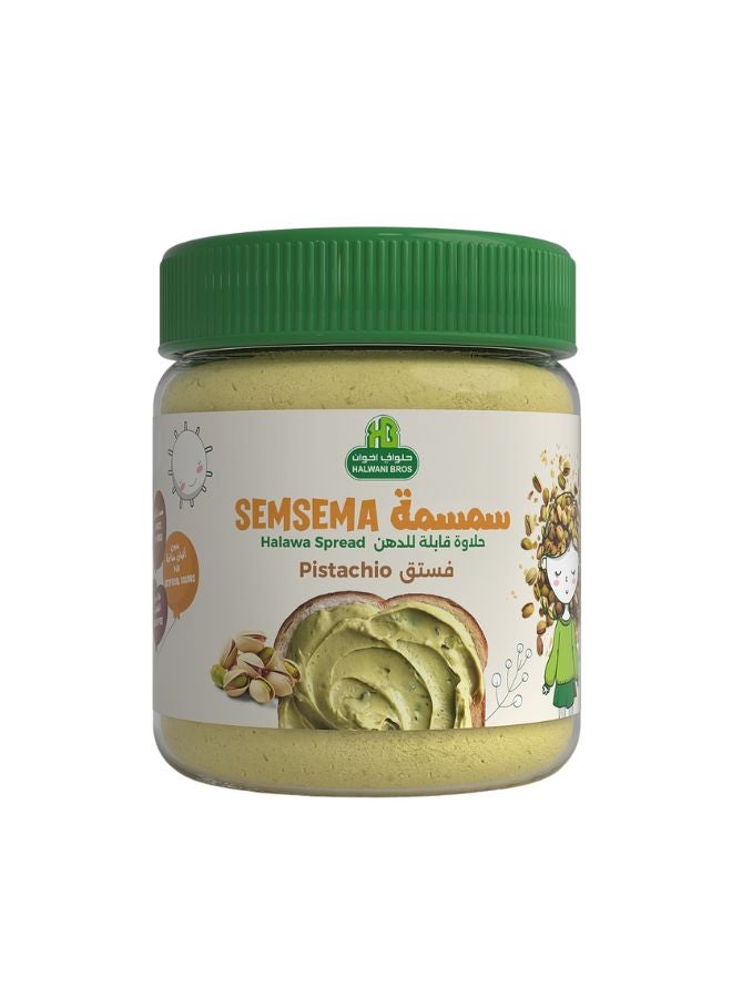 Semsema Pistachio Halawa Spread 360g - Image 1