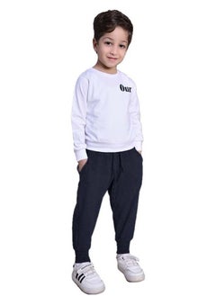 Boys' multi-size two-piece set, T-shirt and pants