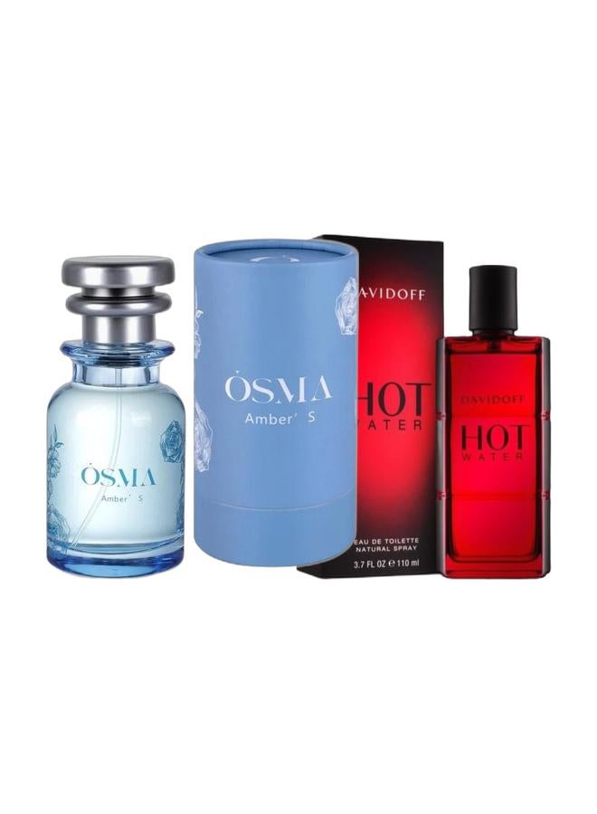 Osma مجموعة أمبر S والماء الساخن الجريء (75 مل + 110 مل) - Image 1