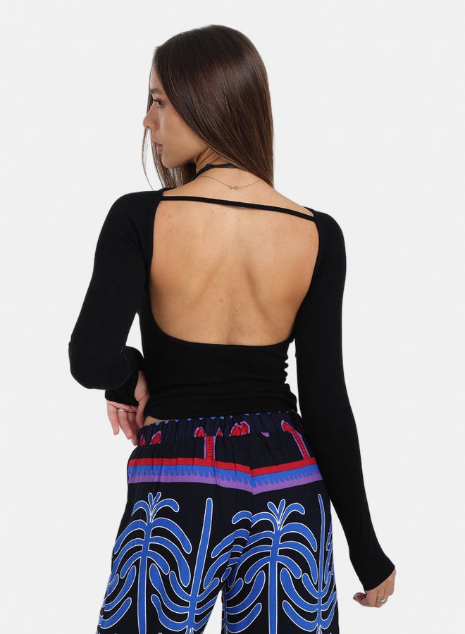 Carina Seamless Microfiber Backless Top - Image 2
