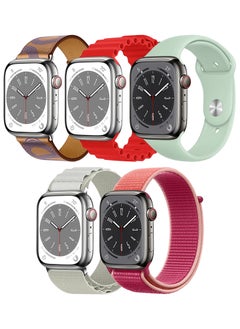 White/Red/Blue/Pink/Green
