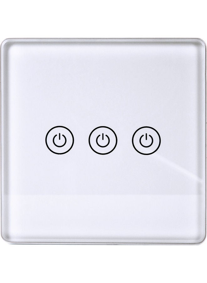 NIBEMINENT Wi-Fi Smart Touch Light Switch White - Image 1