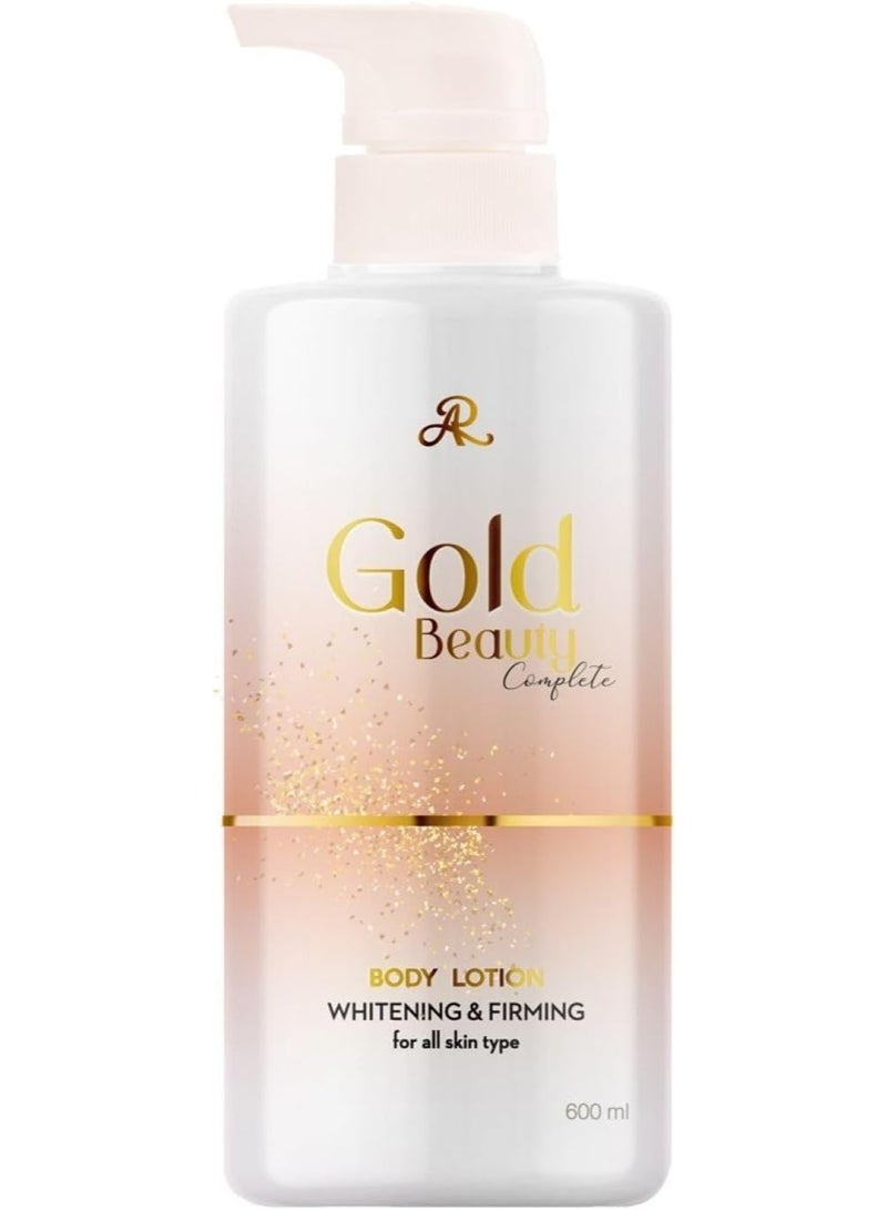 AR Gold Beauty Complete Body Lotion, Whitening and Firming Formula, 600ml - Image 1