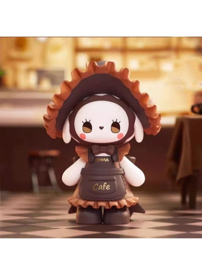 عام إيما سلسلة نموذج جمع الديكور صندوق أعمى لعبة ركوب اللعب دمية سطح المكتب الديكور أفضل هدية للعائلة والأصدقاء (حزمة من 8) - Image 3