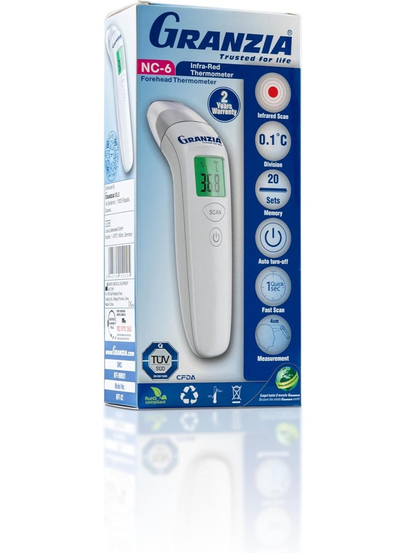 Granzia Nc6 Infrared Non-Contact Thermometer – Quick & Accurate Temperature Measurement for Daily Use - Image 2