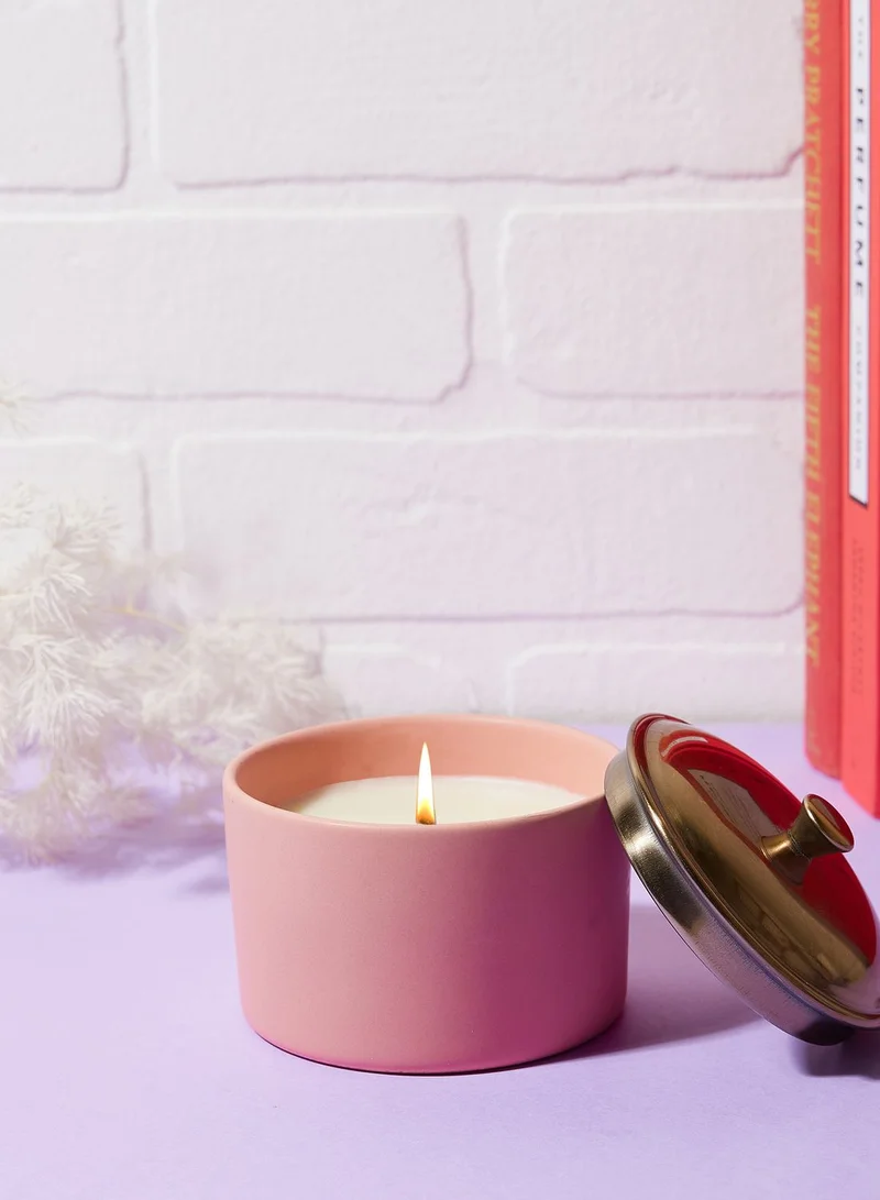 Paddywax Hygge 5 Oz. Blush Ceramic With Lid
