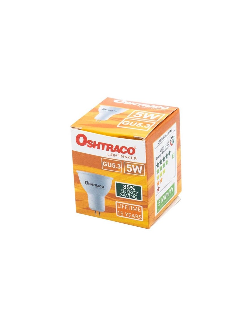 Oshtraco Led Lamp 5W Gu5.3 Warm White - Image 1
