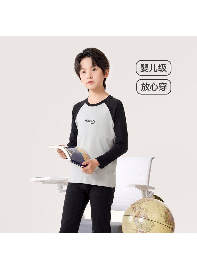 Long time companion kids' Pajamas & Youth Thermal Underwear For School Uniform Layering - Image 4
