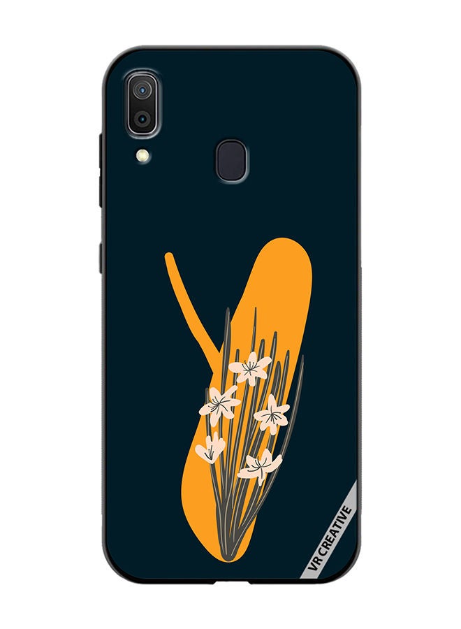 VR CREATIVE Protective Case Cover For Samsung Galaxy A30 Alphabet Y Design Multicolour - Image 1