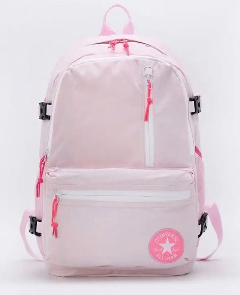 CONVERSE High‑version Converse‑style backpack, classic large‑capacity schoolbag for junior high students, casual travel backpack. - Image 1