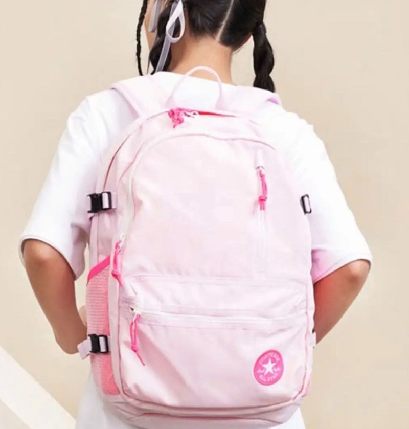 CONVERSE High‑version Converse‑style backpack, classic large‑capacity schoolbag for junior high students, casual travel backpack. - Image 5