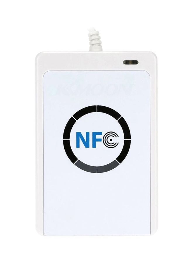 NFC Intelligent Card Reader Writer With Cards White - Image 1