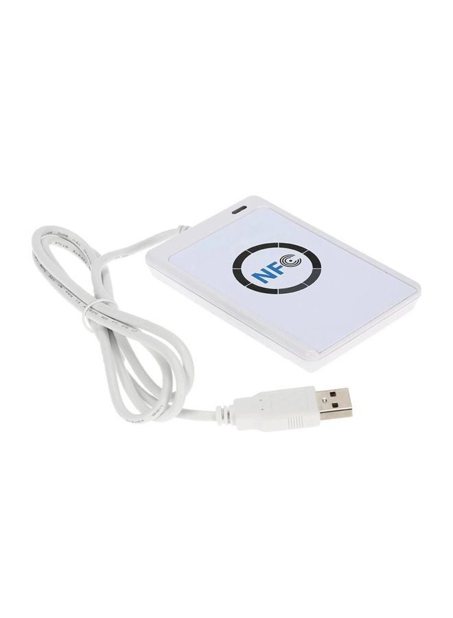 NFC Intelligent Card Reader Writer With Cards White - Image 4