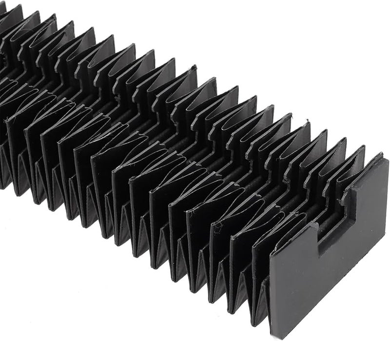 HGR20 غطاء واقي من الأكورديون الخطي للسكك الحديدية بطول ممتد 800 ملم لآلات CNC والطابعات ثلاثية الأبعاد - Image 3