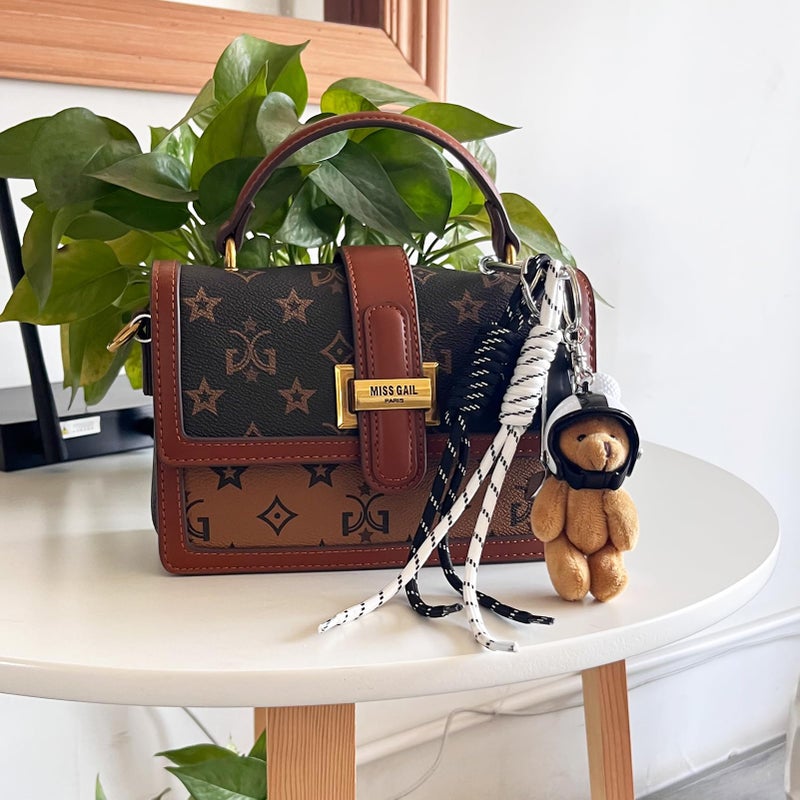 SORGERLY Tote Bag Purse Charms for Handbags - Cute Bear Golf and Bible Backpack Charm Keychain, Rope Paracord Accessories - Designer Gift for Women (Bear Golf and Bible) - Image 4