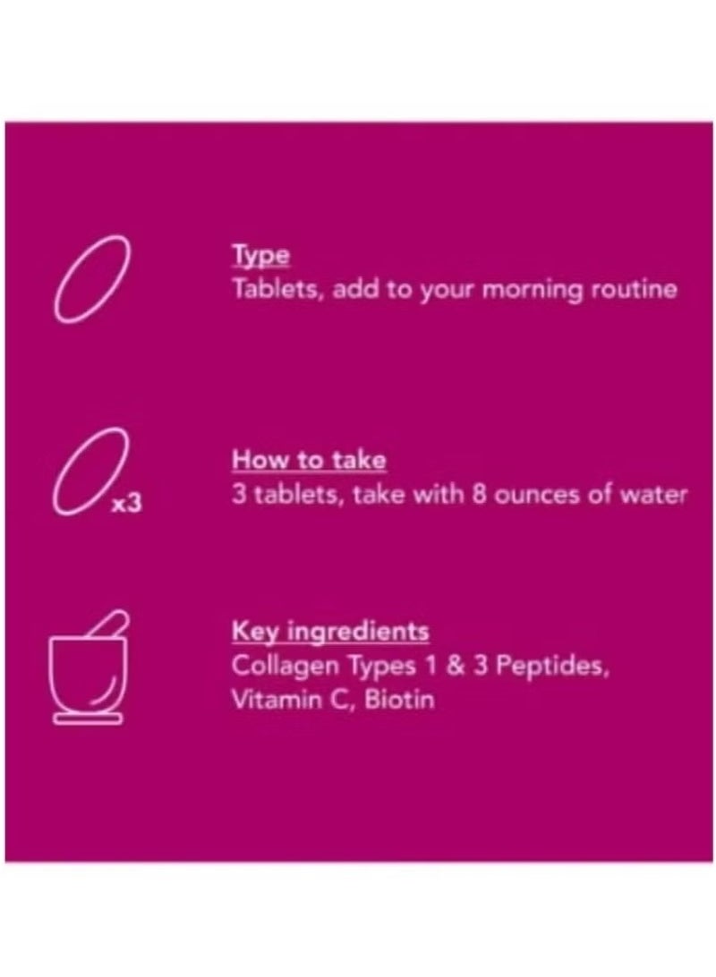 لايفسل ببتيدات الكولاجين الفائقة + فيتامين C & Biotin - 3G الكولاجين لكل وجبة ، يدعم الشعر الصحي ، الجلد والأظافر ، 60 كبسولة - Image 4