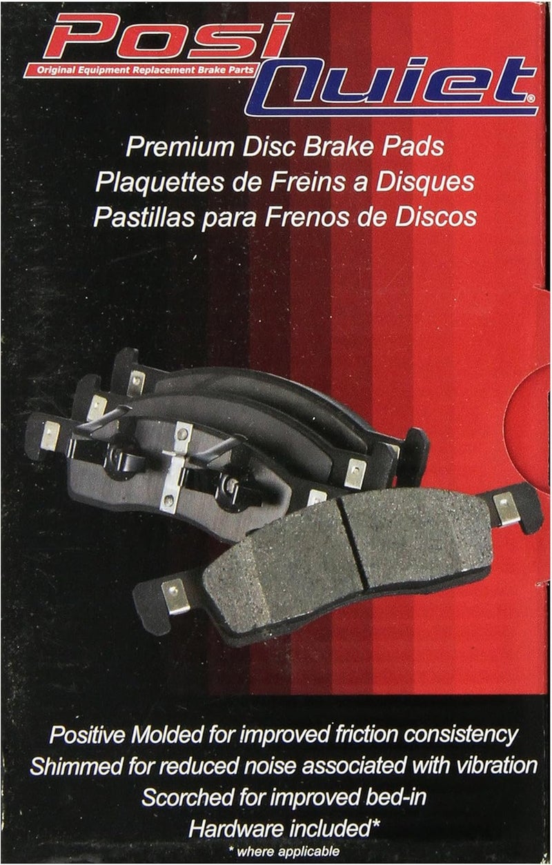 Centric Parts Posi-Quiet Rear Brake Pads 106.06980 - Image 2