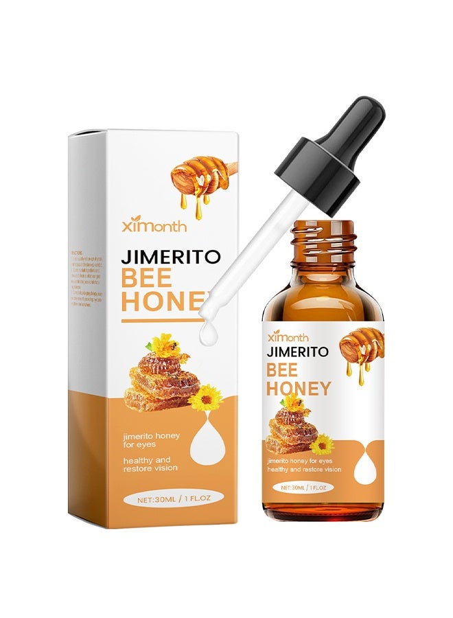 ximonth Jimerito Honey for Eyes, Honey Eye Drops, Honey for Eyes, Stingless Bee Honey Eye Drops, Used to Moisturize Eyes, Relieve Fatigue, Keep Eyes Moist, Natural Honey Eye Drops 30ml - Image 2