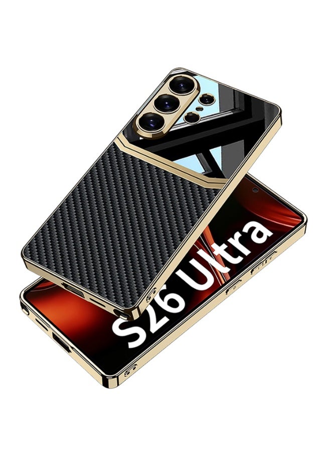 GKK Luxury Leather Case for Samsung Galaxy S26 Ultra (2026) ,Electroplated Ultra-Thin, Anti-Drop, All-Round Protection Phone Cover Support Wireless Charging with Pen Slot Design - Pen NOT Included - Image 4