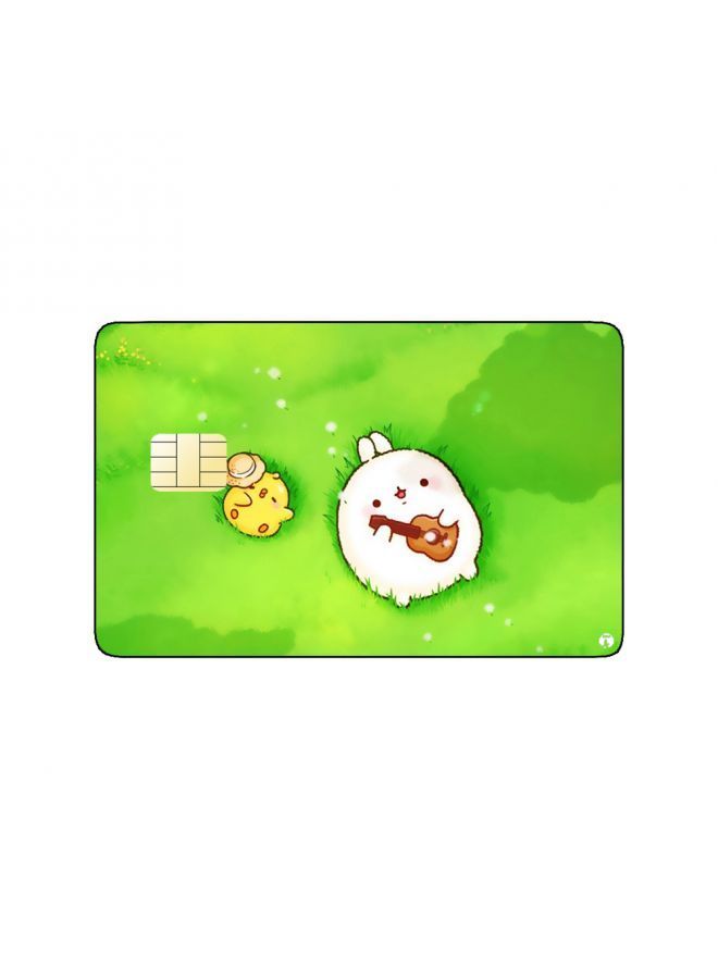 RKN PRINTED BANK CARD STICKER Molang And Piu Piu Anime Characters - Image 2
