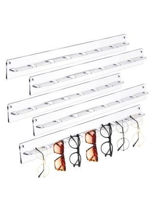 5 Pack Acrylic Sunglasses Organizer - Wall Mounted Eyeglasses Holder (Clear) - pzsku/Z6DDDE912C9BFCCC0BC56Z/45/_/1724938706/b0a2e86c-d2b5-43db-99a8-d8c5323f2d2c
