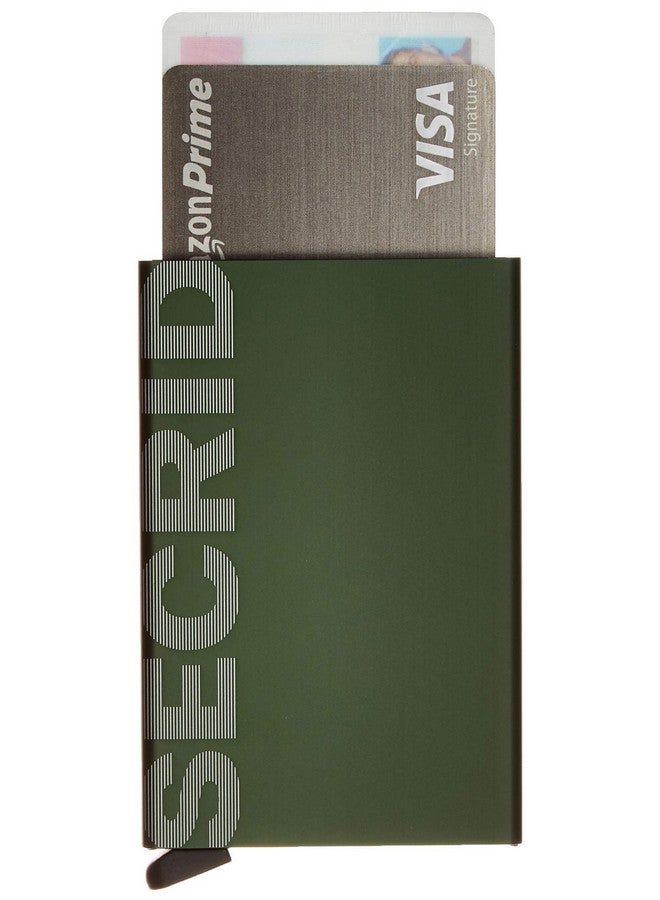SECRID Card Protector Laser Logo Very Slim Credit Card Holder Wallet With Rfid Protection Green - Image 4