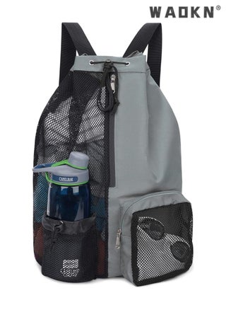 Trendy Swimming & Fitness Backpack with Breathable Mesh Drawstring Closure and Separate Wet Compartment, Tailored for Beach Vacations, Daily Workouts, and Sports Gear（grey） - pzsku/Z6DDDFA3D5F37B9E49C70Z/45/_/1733218366/f2297119-393c-498e-8f84-80f11fa4474a