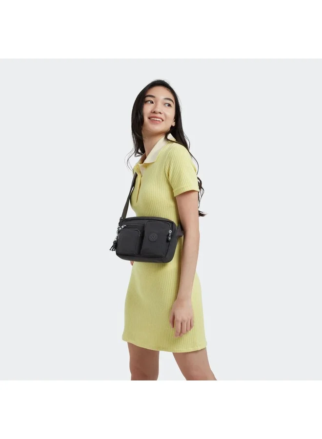 kipling Small Crossbody Female Black Noir Albena