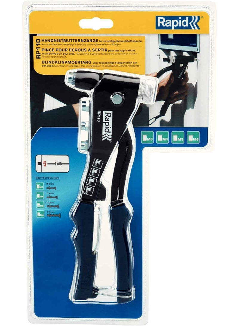 رابيد مثقاب مسامير يدوي رابد RP110 – كماشة تثبيت مسامير احترافية بمقبض ناعم ومريح، مناسب لمسامير M3-M6 - Image 4