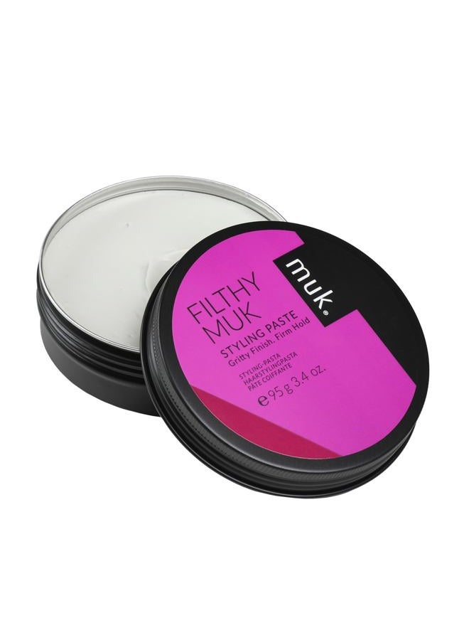 MUK. Haircare Filthy Gritty Finish Styling Paste, Hair Product, Hair Paste For Men, Firm Hold, Gritty Finish, Medium Shine - 3.4oz - Image 2
