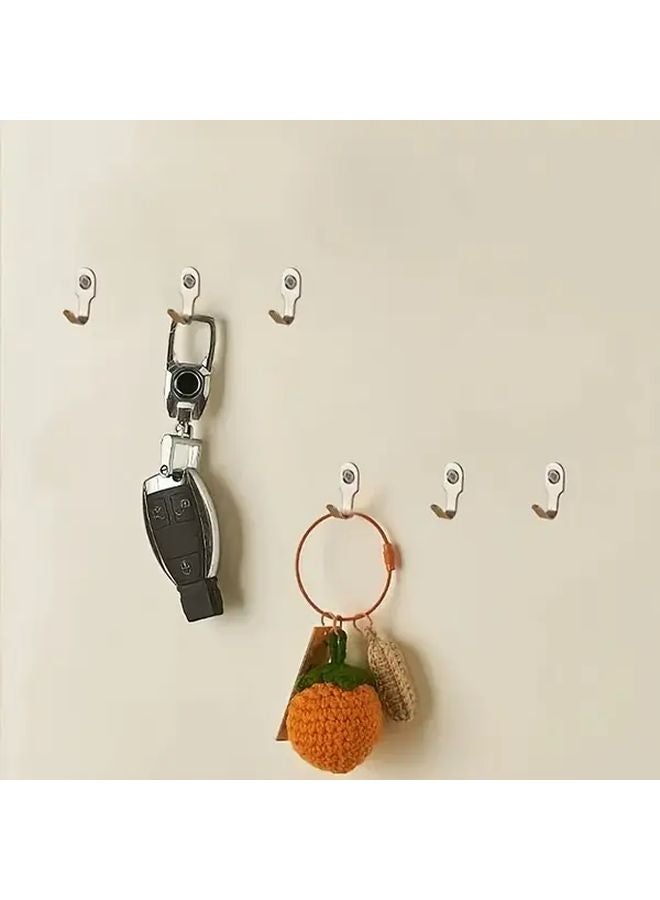 40pcs J Shaped Wall Mounted Heavy Duty Metal Hooks Brushed Finish Space Saving - Image 5