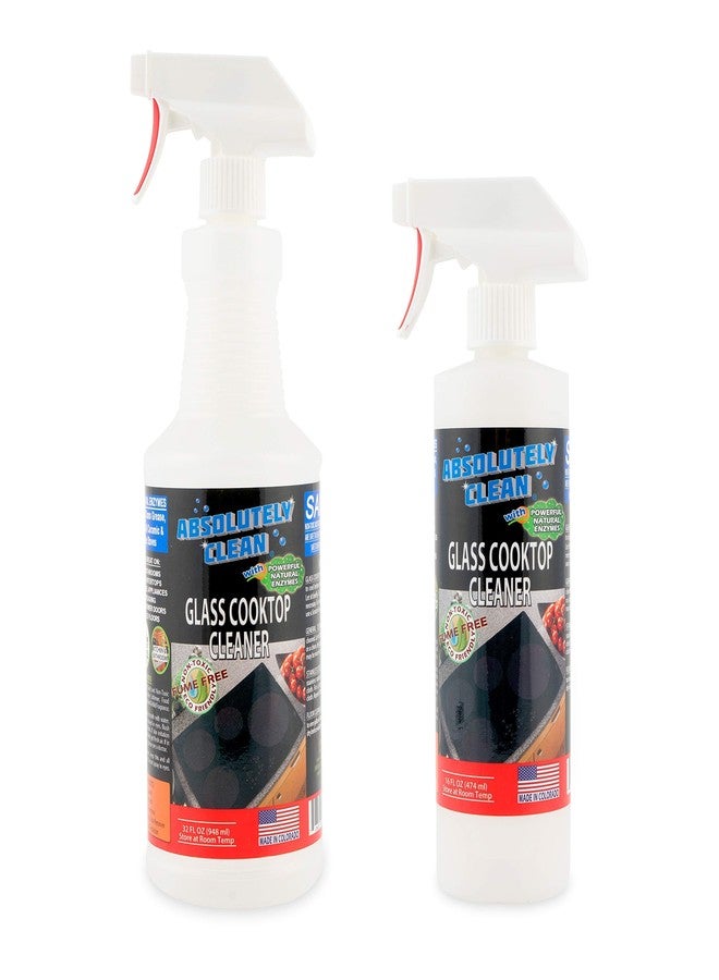 Absolutely Clean Amazing Ceramic & Glasstop oven cleaner heavy duty- Fume Free & Scratch Free - Streakfree - Powerful, Natural Enzymes - USA Made (16 oz) - Image 2