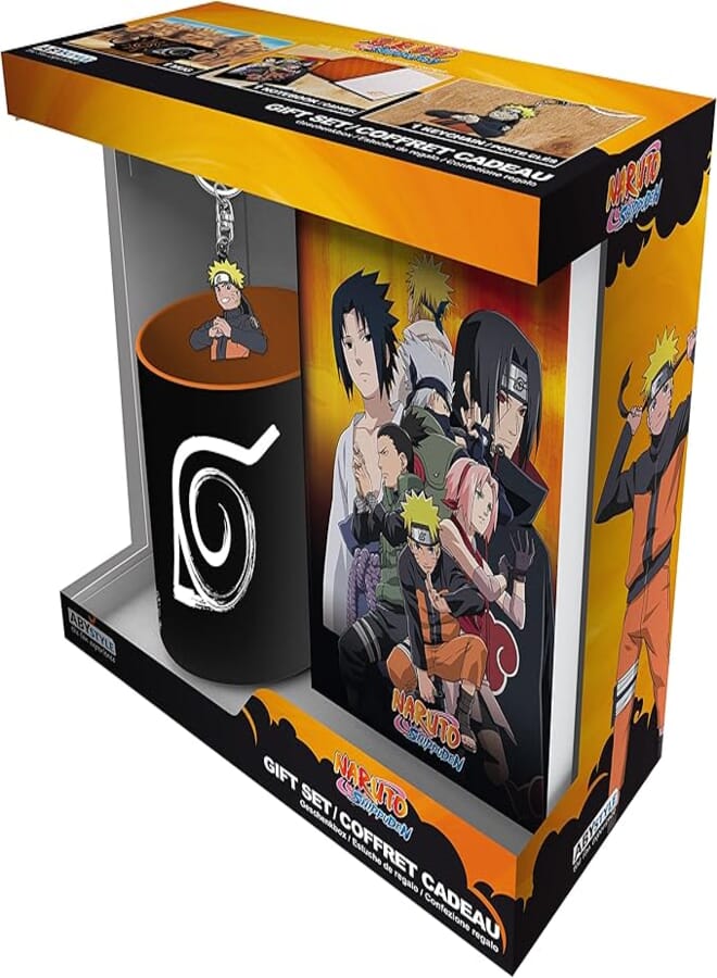 Abystyle Naruto Shippuden - Pck Mug320Ml + Keyring Pvc + Notebook